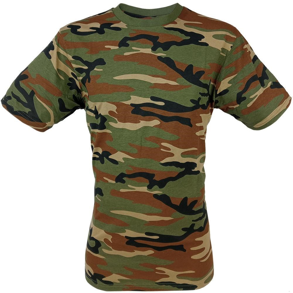 Summer Military Camouflage T-shirt Men Outdoor Tactical Army