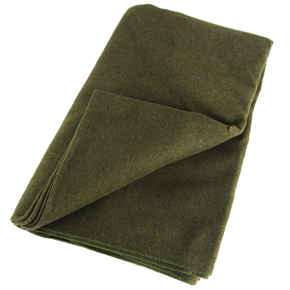 Olive green 2025 wool blanket