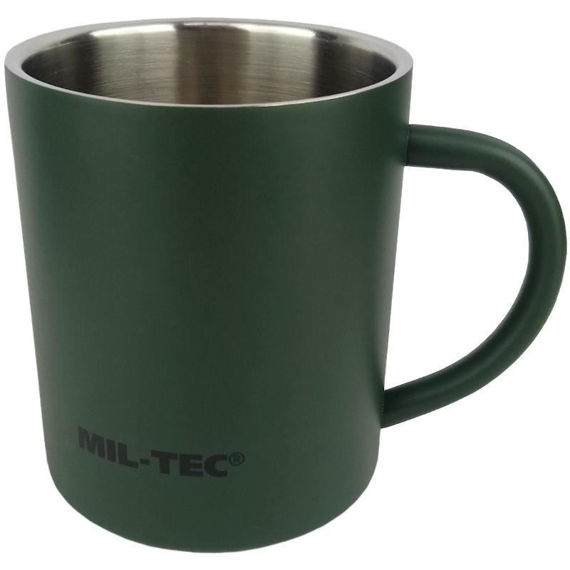 Mil-Tec Stainless Steel Camping Mug - Stainless Steel