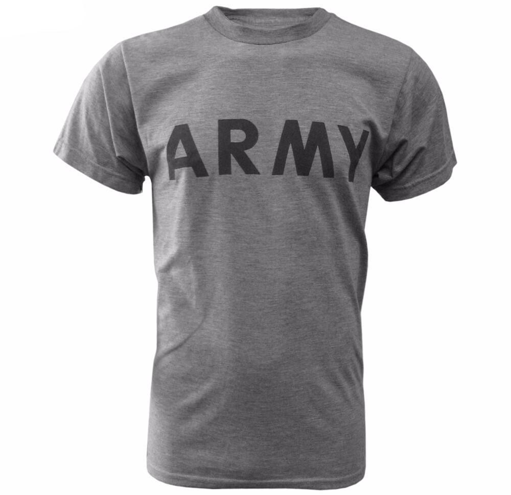 Army Star Unisex Adult T Shirt Athletic Heather Medium