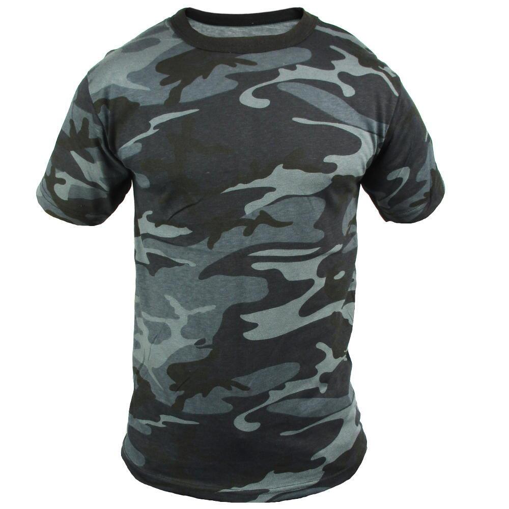 Rothco Colored T Shirts Midnight Blue Camo