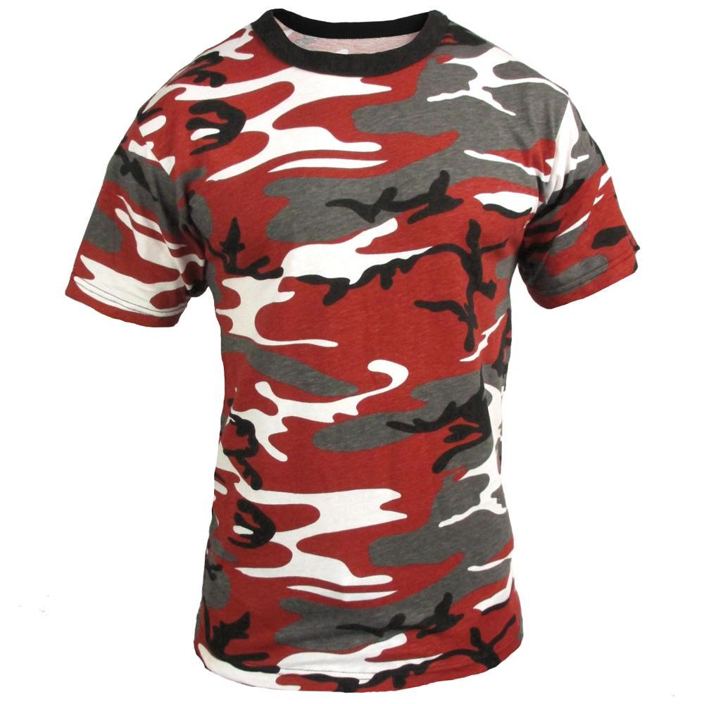 red camo tee