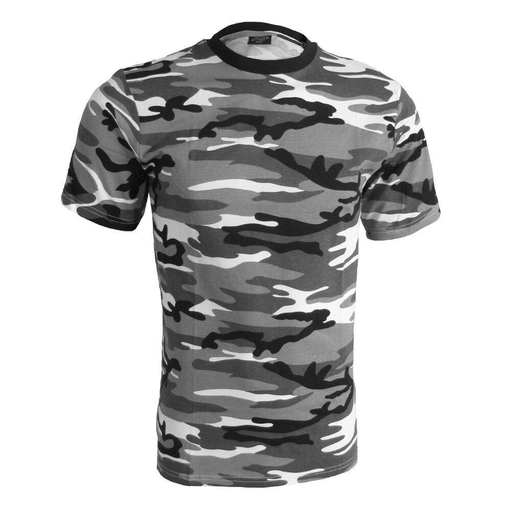 Mil-Tec Kids Woodland Camo T-Shirt, XLarge (80-85cm)