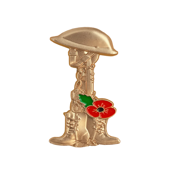 Anzac Battlefield Cross Pin