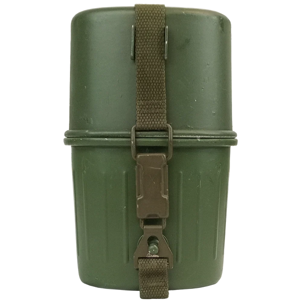 German Army Aluminum Canteen Set