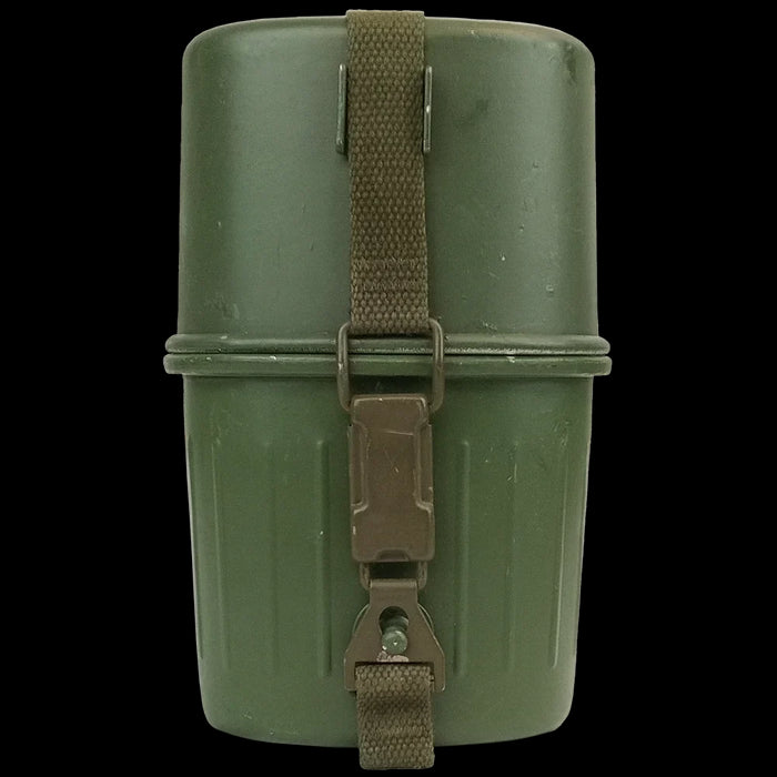 German Army Aluminum Canteen Set