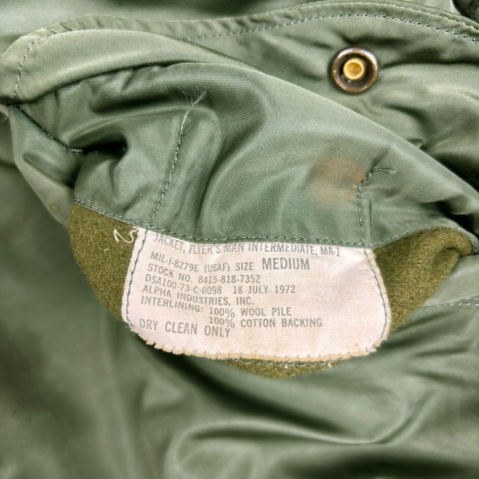 USAF MA-1 Flight Jacket - Medium