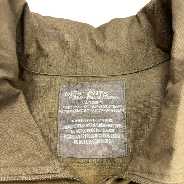 Platatac CUTS V2 Coyote Tactical Shirt - Large Regular