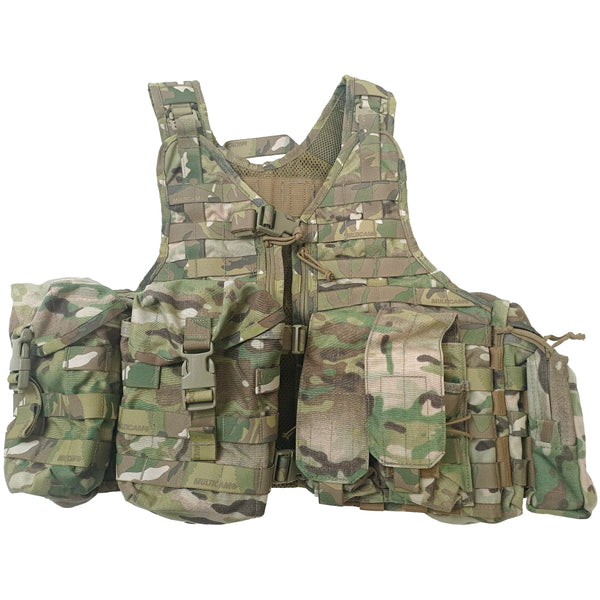 NZ Army Multicam MOLLE Vest w/ Pouches