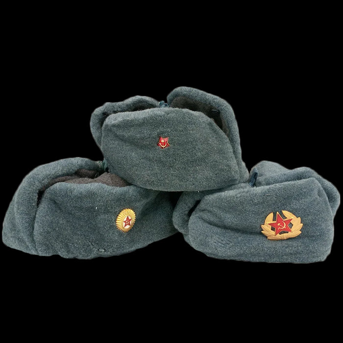 Soviet Ushanka With Badge