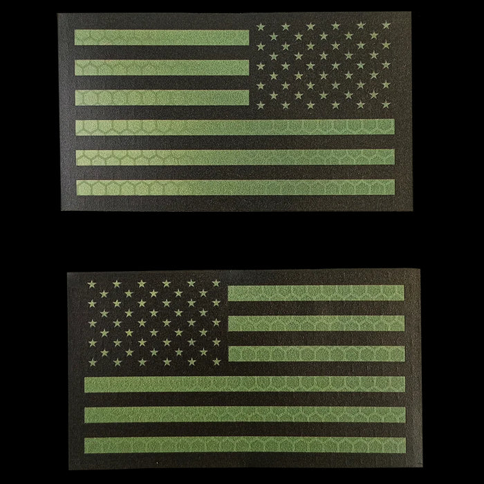 US Flag Reflective Patch