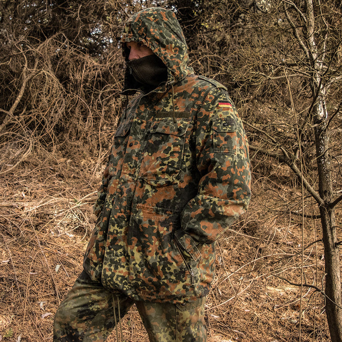 German Flecktarn Parka With Liner