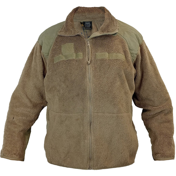 USGI Tan Cold Weather Fleece Jacket - US Army Surplus - Fleeces & Jerseys