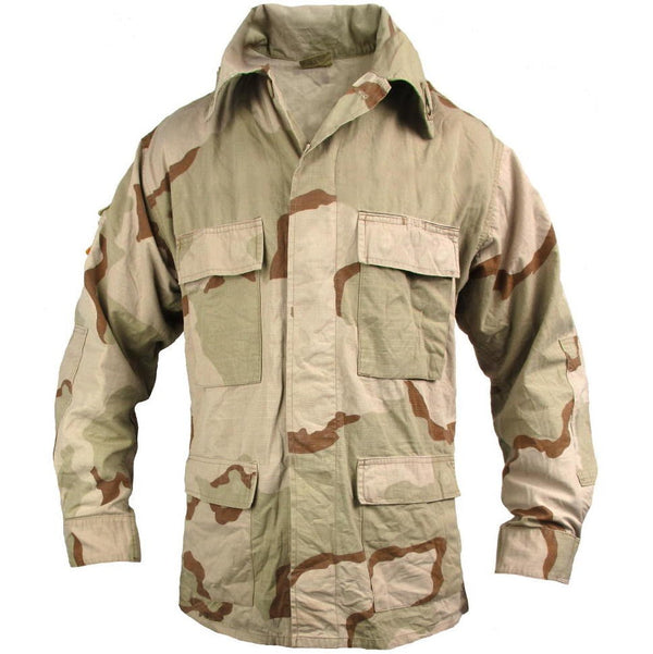 USGI 3 Colour Desert Ripstop Shirt - Grade 2 - US Army Surplus - Field Shirts