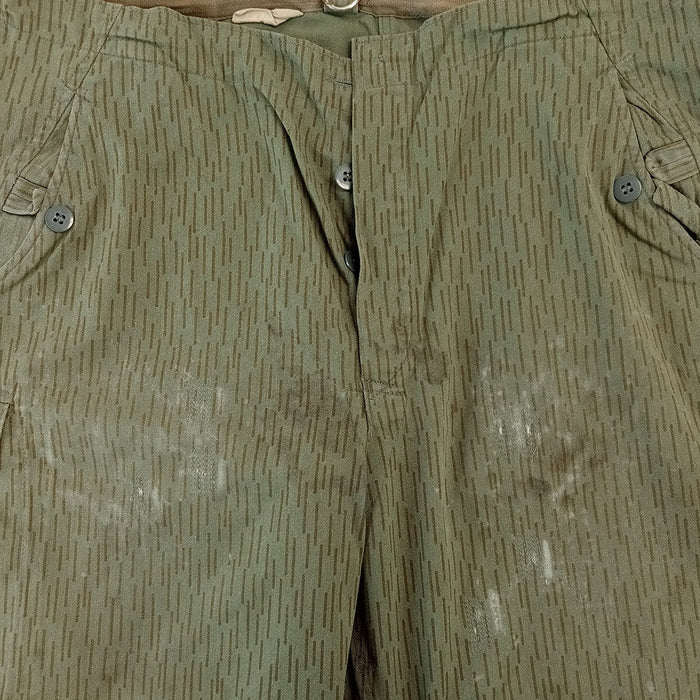 East German Rain Camo Trousers - Grade 2 - East German Army Surplus - Cargo Trousers