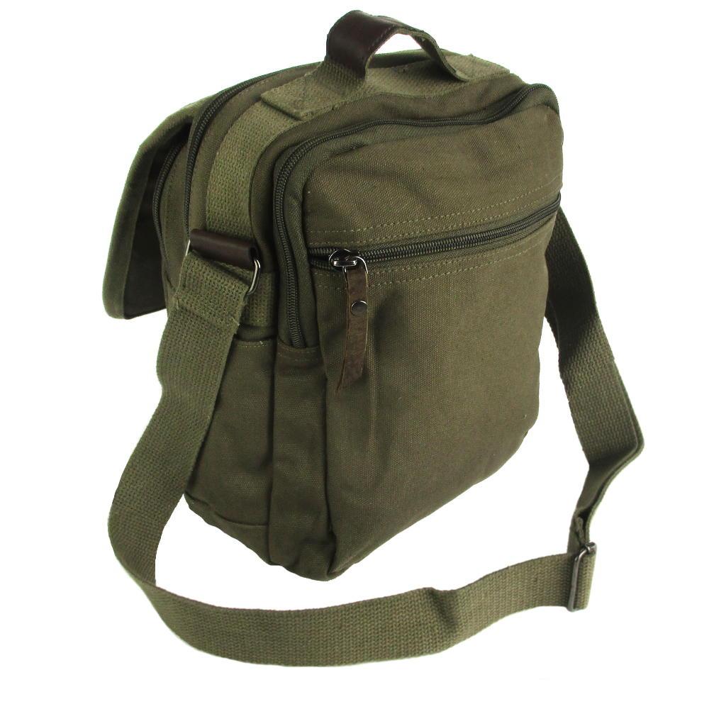 Small Canvas Tactical Messenger Bag