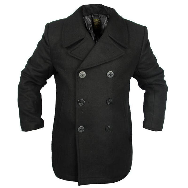 Navy pea coat hotsell