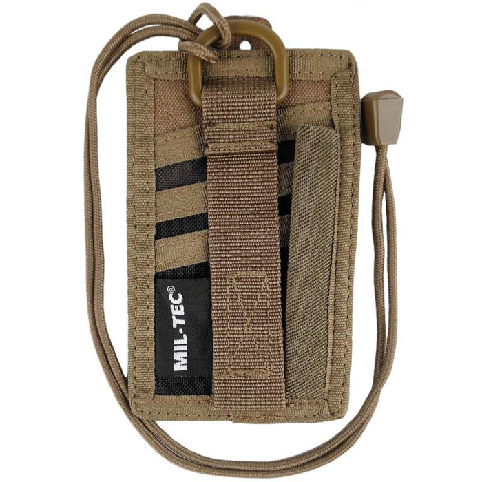 Tactical ID Card Holder, Coyote
