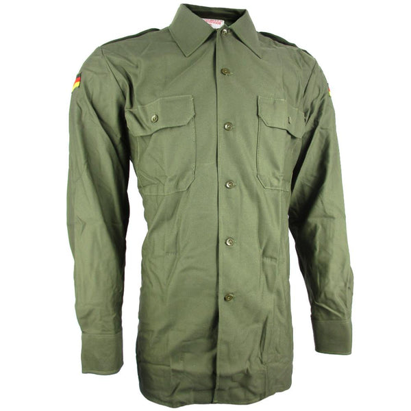 German Army Long Sleeve Shirt - New - German Army Surplus - Basic Shirts